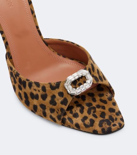 Camelia leopard-print suede mules - Amina Muaddi - Modalova