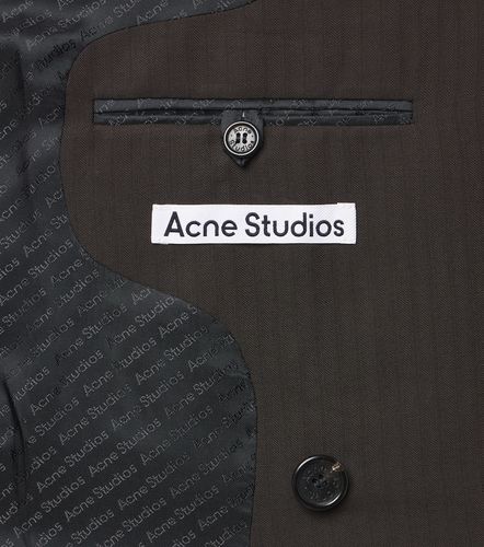 Pinstripe double-breasted blazer - Acne Studios - Modalova