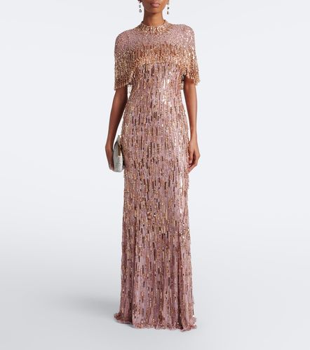 Vestido de fiesta Leia adornado con capa - Jenny Packham - Modalova