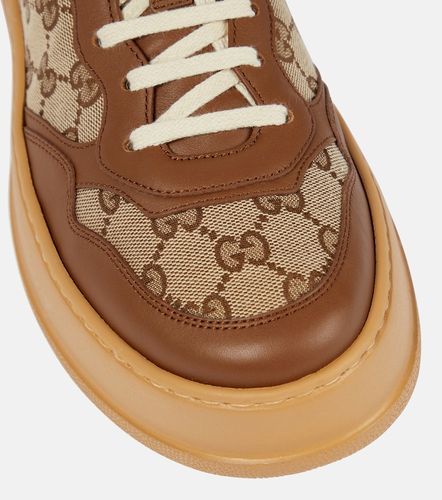Sneakers GG aus Canvas und Leder - Gucci - Modalova