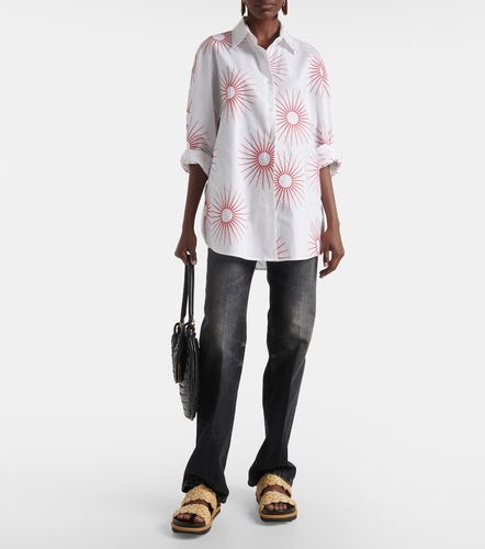 Woven and raffia and leather slides - Dries Van Noten - Modalova