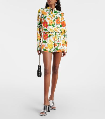Printed mid-rise shorts - Stella McCartney - Modalova
