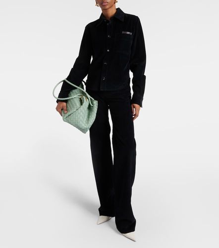 Pantalones rectos de pana de algodón - Bottega Veneta - Modalova