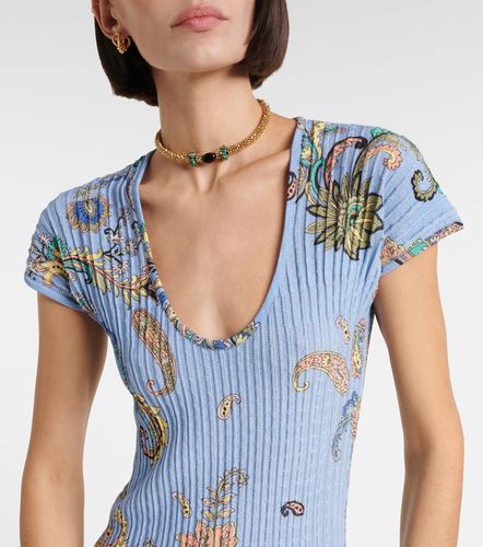 Vestido midi en mezcla de algodón - Etro - Modalova