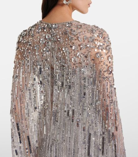 Ruby caped sequined gown - Jenny Packham - Modalova