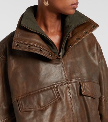 Giacca oversize Dorry in pelle - Isabel Marant - Modalova