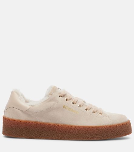 Lucerne shearling-lined suede sneakers - Bogner - Modalova