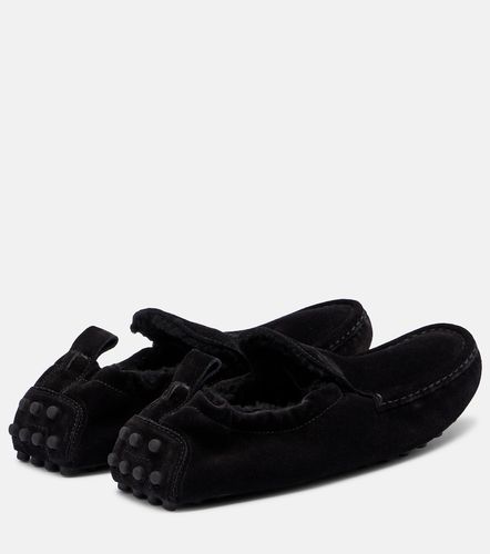 Gommino shearling-lined suede driving shoes - Tod's - Modalova