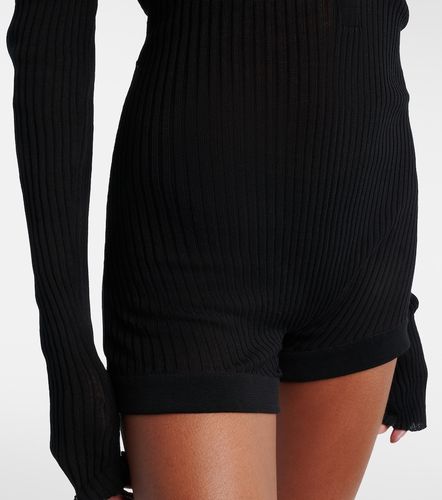 Mugler Mono de algodón acanalado - Mugler - Modalova