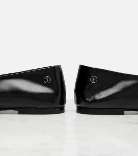 Sao leather ballet flats - Saint Laurent - Modalova