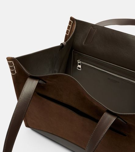 Borsa Loafer Cabas Large in suede - JW Anderson - Modalova