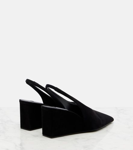 Cube 75 wedge slingback suede pumps - Alaia - Modalova