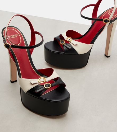 Crasher leather platform sandals - Valentino Garavani - Modalova