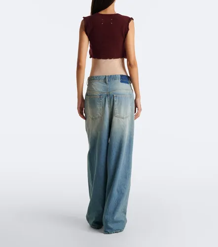 Faded wide-leg jeans - Maison Margiela - Modalova