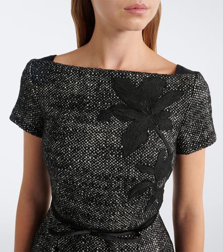 Besticktes Midikleid aus einem Wollgemisch - Erdem - Modalova
