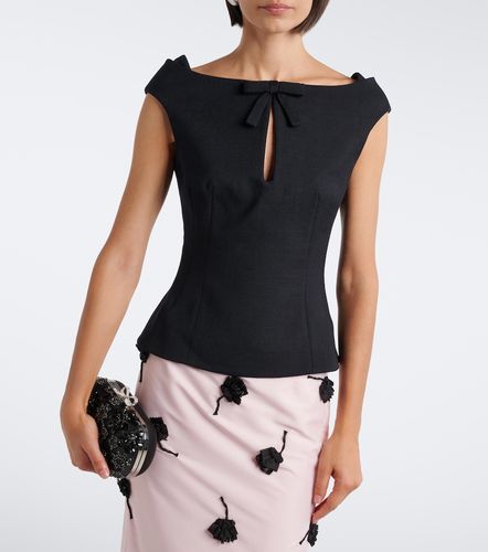 Top con fiocco e cut-out - Shushu/Tong - Modalova