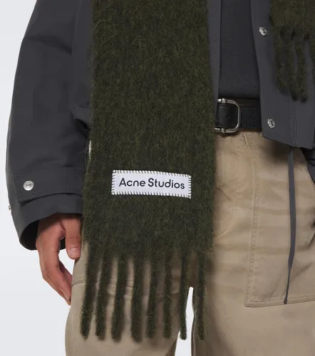 Sciarpa in alpaca, lana e mohair con frange - Acne Studios - Modalova