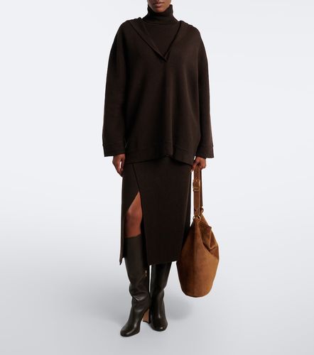 Pullover in lana e cashmere con cappuccio - Jardin des Orangers - Modalova