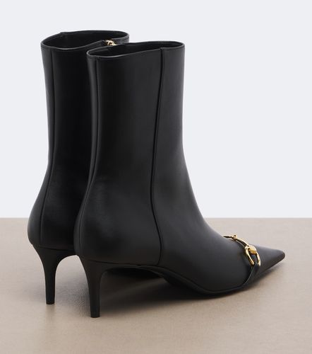 Stivaletti Donna Horsebit in pell - Gucci - Modalova