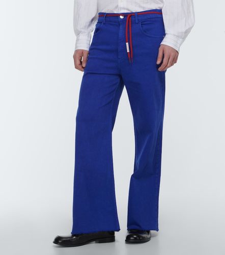 Pantaloni regular in misto cotone - Marni - Modalova