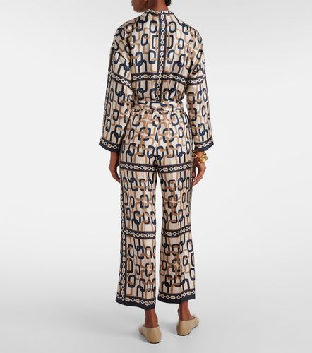 Brina printed silk twill wide-leg pants - 'S Max Mara - Modalova