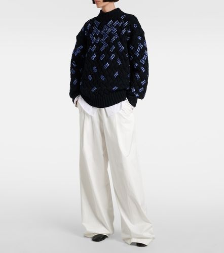 Sequined virgin wool sweater - Dries Van Noten - Modalova