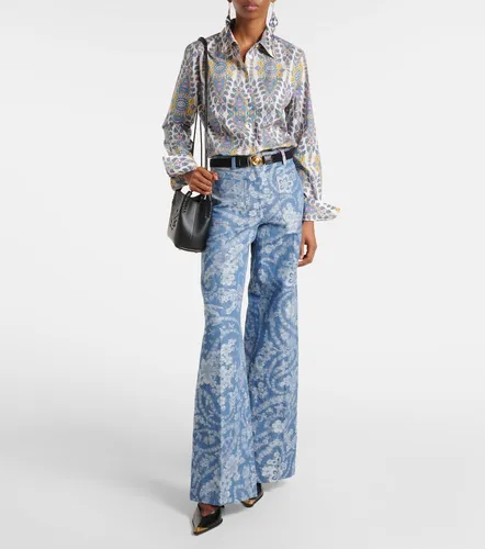 Camisa en mezcla de algodón estampada - Etro - Modalova