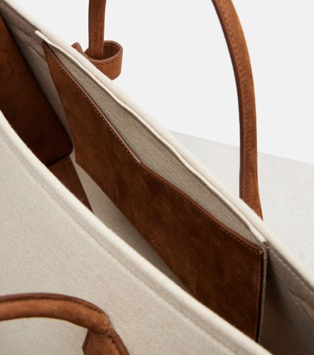 Alaïa Borsa Le Teckel in canvas con pelle - Alaia - Modalova