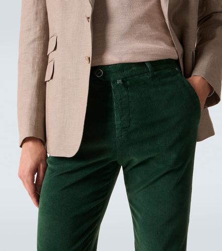 Cotton-blend corduroy slim pants - Kiton - Modalova