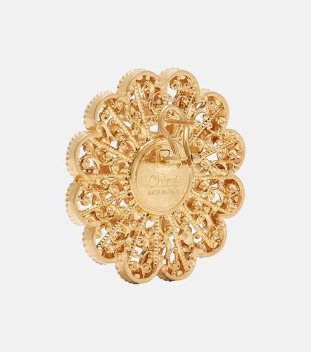 Feather embellished earrings - Chloe - Modalova