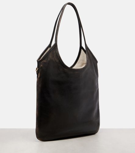 Ivy distressed leather shopper - Miu Miu - Modalova