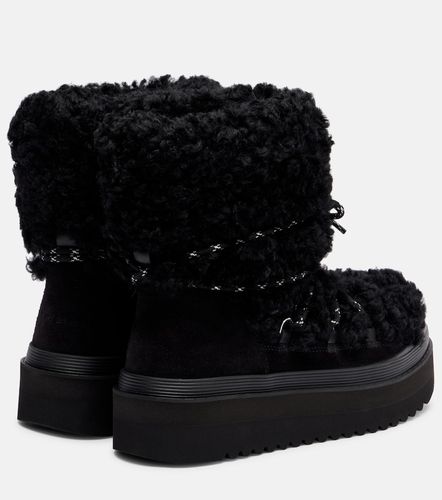 Botas con cordones Mellow de ante y borrego - Tory Burch - Modalova