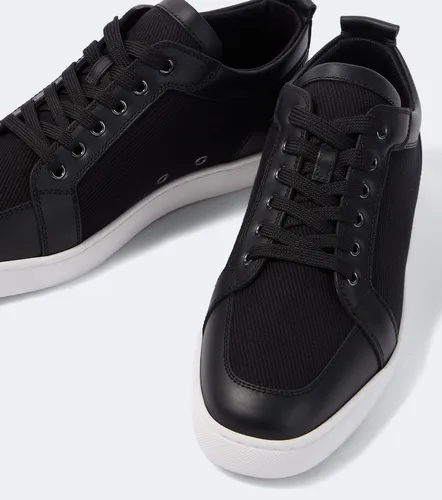 Rantulow leather-trimmed twill sneakers - Christian Louboutin - Modalova