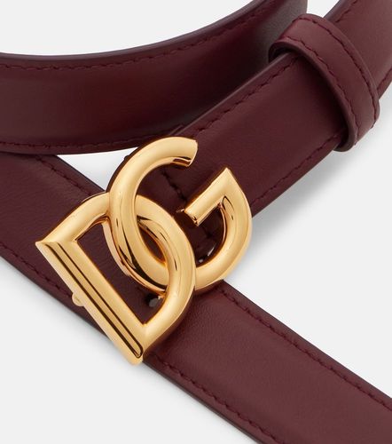 Dolce&Gabbana Cinturón DG de piel - Dolce&Gabbana - Modalova