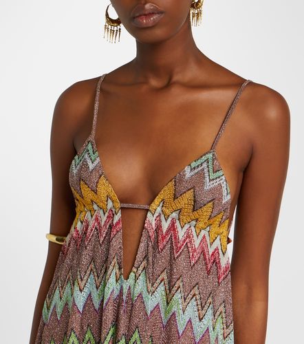 Strandkleid Zigzag aus Häkelstrick - Missoni - Modalova