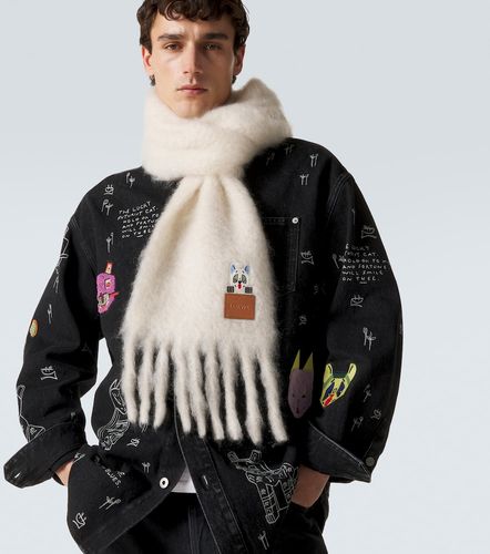 X Louis Wain mohair and wool-blend scarf - Loewe - Modalova