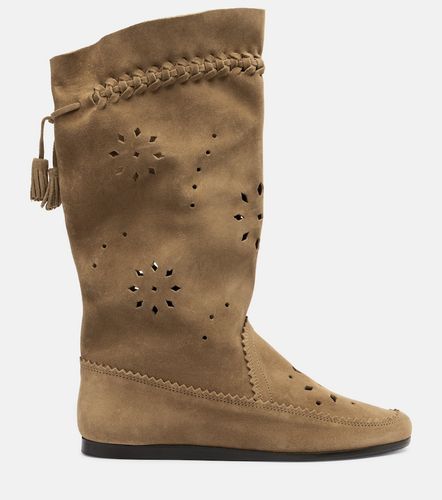 Welky laser-cut suede mid-calf boots - Isabel Marant - Modalova