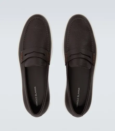 Ellis leather loafers - Manolo Blahnik - Modalova