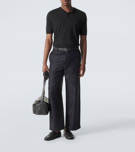 Thom Sweeney T-shirt in seta e lino - Thom Sweeney - Modalova