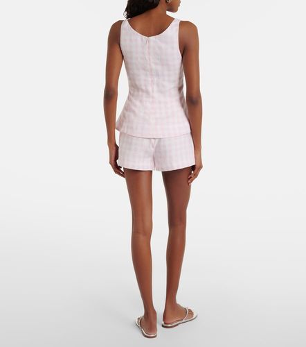 Leora gingham linen shorts - Faithfull - Modalova