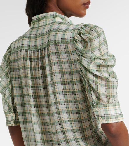 Frame Gillian checked silk blouse - Frame - Modalova