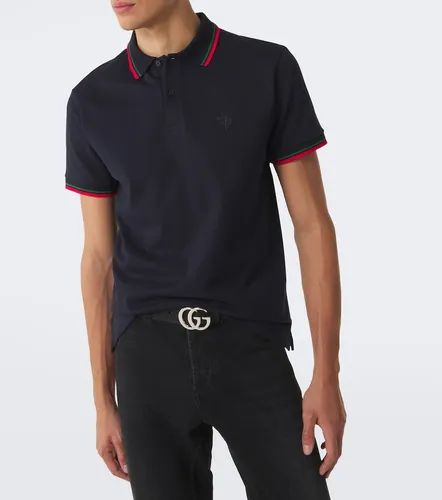 Polo de piqué en mezcla de algodón - Gucci - Modalova