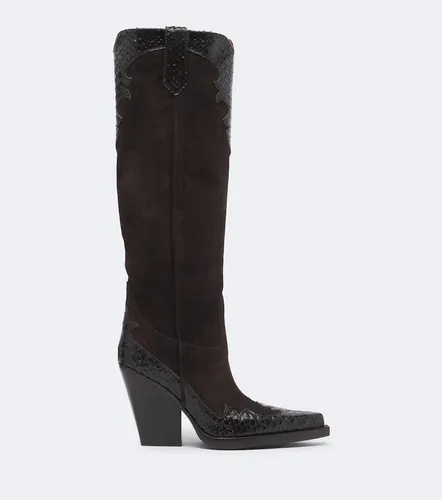 El Dorado suede cowboy boots - Paris Texas - Modalova