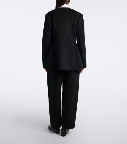 Double wool and cashmere barrel-leg pants - Lisa Yang - Modalova