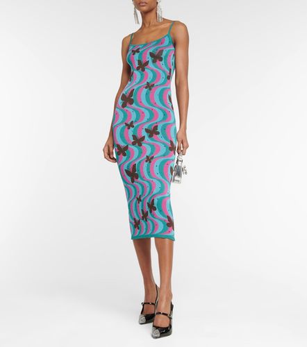 Abito midi in jacquard - Alessandra Rich - Modalova