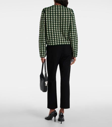 Houndstooth cotton-blend cardigan - Burberry - Modalova