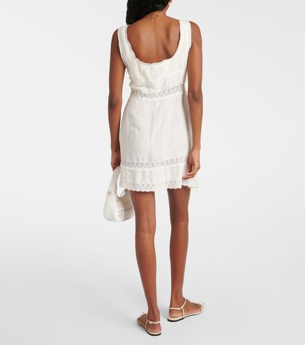 Rixo Vestido corto Ronan con encaje - Rixo - Modalova