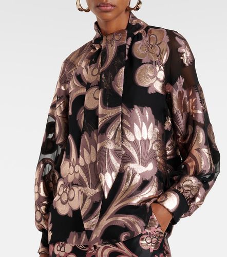 Etro Schluppenbluse aus Lamé - Etro - Modalova