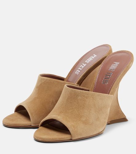 Paris Texas Mules Nina 105 in suede - Paris Texas - Modalova
