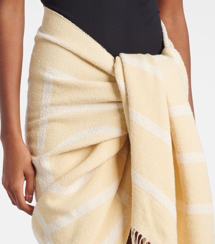 Sciarpa Monogram in jacquard di misto cotone - Toteme - Modalova